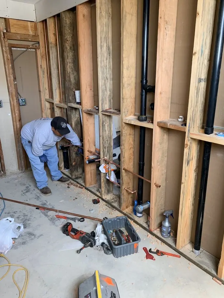 Commercial rough-in plumbing for Water Heater Replacement in Ridgedale Park